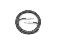 Daddario Braided Instrument Cables Black/Grey 3m Daddario Braided Instrument Cables Black/Grey 3m